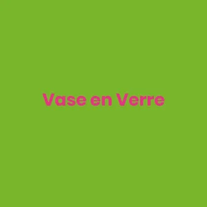 Vase en Verre